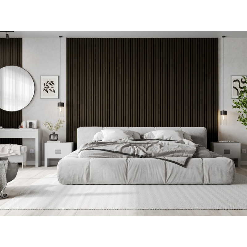 Mexen Lam-F lamelles murales acoustiques 275 x 30 cm, feutre 8 mm, placage technique, Ébène Royal - S105-275307-3015-020