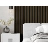 Mexen Lam-F lamelles murales acoustiques 275 x 30 cm, feutre 8 mm, placage technique, Ébène Royal - S105-275307-3015-020