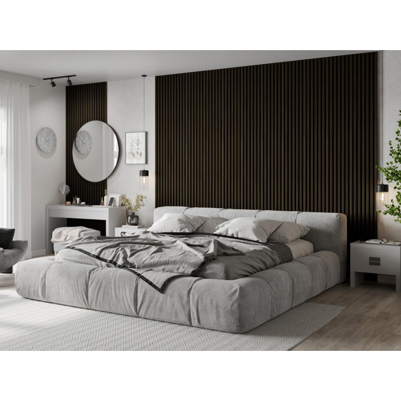 Mexen Lam-F lamelles murales acoustiques 275 x 30 cm, feutre 8 mm, placage technique, Ébène Royal - S105-275307-3015-020