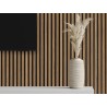 Mexen Lam-F lamelles murales acoustiques 275 x 30 cm, feutre 8 mm, placage technique, Noyer Clair - S105-275307-3015-017