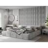 Mexen Lam-B lamelles murales 275 x 31,5 cm, panneau HDF 4 mm, Chêne Blanchi - S100-275317-2812-064
