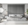 Mexen Lam-F lamelles murales acoustiques 275 x 31,5 cm, feutre 6 mm, Argent - S105-275317-2812-056