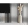 Mexen Lam-F lamelles murales acoustiques 275 x 31,5 cm, feutre 6 mm, Argent - S105-275317-2812-056