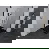 Mexen Pretoria cabine de douche pivotante 100 x 100 cm, transparent, noir + receveur Plat, noir - 852-100-100-70-00-4070B