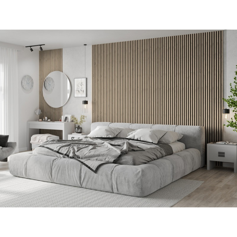 Mexen Lam-F lames murales acoustiques 275 x 31,5 cm, feutre 6 mm, Chêne Perlé - S105-275317-2812-058