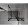 Mexen Mist T cabine de douche pivotante droite 70 x 70 cm, cadre noir, noir - 8A4T-070-070-70-70-P