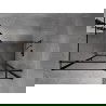 Mexen Mist T cabine de douche battante droite 85 x 120 cm, cadre noir, noir - 8A4T-085-120-70-70-P