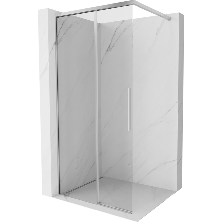 Mexen Rox paroi de douche Walk-in 90 x 200 cm, transparent 8 mm, chrome - 8C2-090-003-01-00