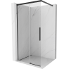 Mexen Rox paroi de douche Walk-in 70 x 200 cm, transparent 8 mm, noir - 8C2-070-003-70-00