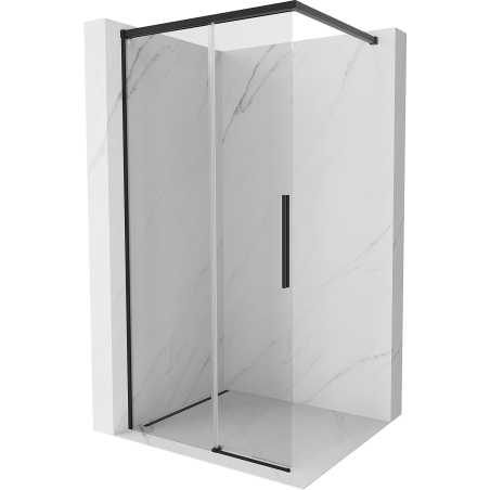 Mexen Rox paroi de douche Walk-in 90 x 200 cm, transparent 8 mm, noir - 8C2-090-003-70-00