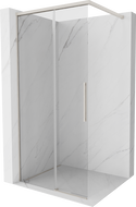Mexen Rox paroi de douche Walk-in 75 x 200 cm, transparent 8 mm, nickel brossé - 8C2-075-003-97-00