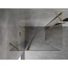 Mexen Mist Duo cabine de douche battante 80 x 70 cm, transparent, or - 8A4-080-070-50-00