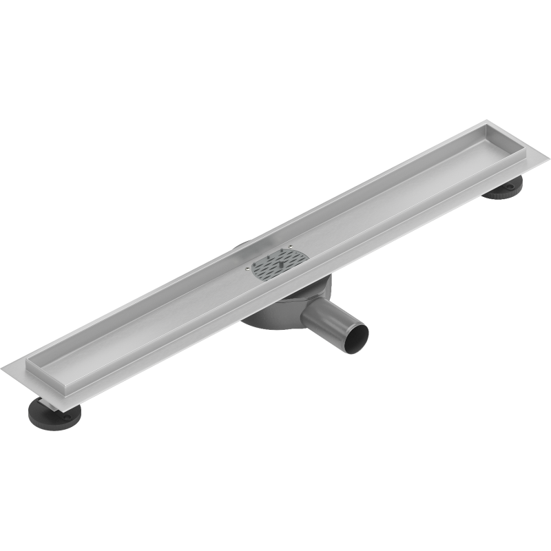 Mexen Flat 360° corps pour drainage linéaire rotatif 70 cm, inox - 1040070
