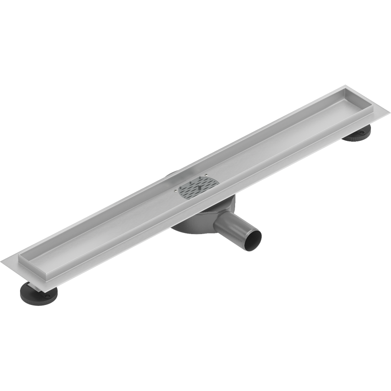Mexen Flat 360° corps pour siphon linéaire pivotant 60 cm, inox - 1040060