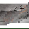 Mexen Mist Duo cabine de douche battante 95 x 80 cm, transparent, cuivre brossé - 8A4-095-080-65-00
