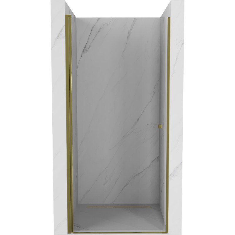 Mexen Pretoria porte de douche pivotante 100 cm, transparent, dorée - 852-100-000-50-00