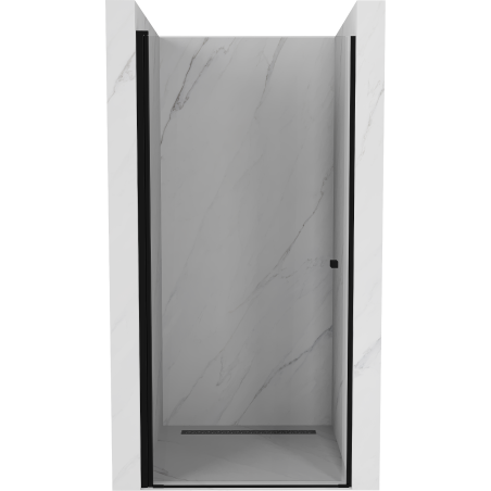 Mexen Pretoria porte de douche battante 100 cm, transparent, noir - 852-100-000-70-00