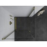 Mexen Pretoria Duo cabine de douche pivotante 100 x 100 cm, transparent, doré - 852-100-100-50-00-02