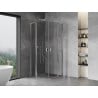 Mexen Mist L Duo cabine de douche pivotante 110 x 110 cm, transparent, chrome - 8A4L-110-110-01-00