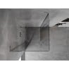 Mexen Mist L Duo cabine de douche pivotante 110 x 110 cm, transparent, chrome - 8A4L-110-110-01-00