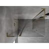 Mexen Mist L Duo cabine de douche pivotante 105 x 100 cm, transparent, or - 8A4L-105-100-50-00