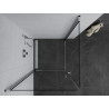 Mexen Pretoria Duo cabine de douche à battant 100 x 100 cm, transparent, chromé - 852-100-100-02-00