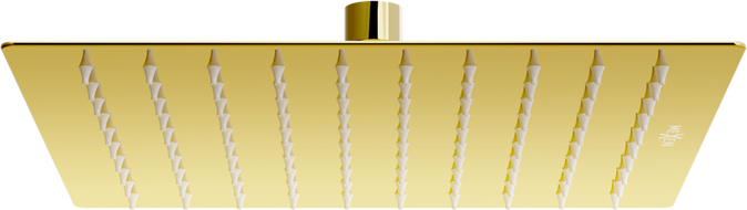 Mexen Slim douche de tête 25 x 25 cm, dorée - 79125-50
