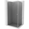Mexen Pretoria cabine de douche pivotante 100 x 70 cm, graphite, chrome - 852-100-070-01-40