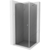 Mexen Pretoria cabine de douche battante 100 x 100 cm, graphite, chrome - 852-100-100-01-40