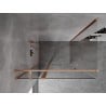 Mexen Mist T cabine de douche pivotante 120 x 90 cm, transparent, cuivre brossé - 8A4T-120-090-65-00