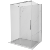 Mexen Rox-3S L cabine de douche 3 parois coulissante 110 x 80 cm, transparent, chromé - 8C2L-110-080-01-00-3S