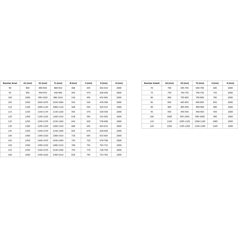 Mexen Rox-3S cabine de douche 3 côtés coulissante 140 x 100 cm, transparente, blanche - 8C2-140-100-20-00-3S