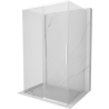 Mexen Rox-3S cabine de douche 3 parois coulissante 140 x 110 cm, transparent, blanche - 8C2-140-110-20-00-3S