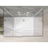 Mexen Omega-3S cabine de douche 3 parois, coulissante 110x80 cm, transparent, chrome + receveur Flat - 825-110-080-01-00-3s-401?