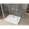 Mexen Omega-3S cabine de douche à 3 parois, coulissante 110x90 cm, transparente, chrom + receveur Flat - 825-110-090-01-00-3s-4?
