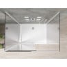 Mexen Omega-3S cabine de douche à 3 parois, coulissante 110x90 cm, transparente, chrom + receveur Flat - 825-110-090-01-00-3s-4?