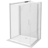 Mexen Omega-3S cabine de douche 3 parois, coulissante 110x100 cm, transparent, chrome + receveur plat - 825-110-100-01-00-3s-40?