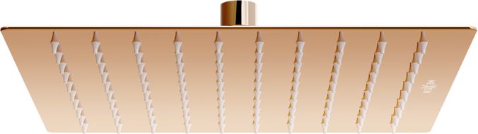 Mexen Slim douche de tête 25 x 25 cm, or rose - 79125-60