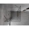Mexen Mist-H Duo cabine de douche battante 70 x 70 cm, transparent, chromé - 8A5-070L-070P-01-00