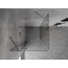 Mexen Mist-H Duo cabine de douche pivotante 95 x 95 cm, transparent, chrome - 8A5-095L-095P-01-00