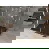 Mexen Omega cabine de douche 3 parois, coulissante 140 x 80 cm, transparent, chrome + receveur Plat - 825-140-080-01-00-3s-4070