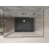 Mexen Omega cabine de douche 3 côtés, coulissante 140 x 90 cm, transparent, chrome + receveur plat - 825-140-090-01-00-3s-4070