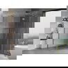 Mexen Mist-H Duo cabine de douche pivotante 70 x 100 cm, transparent, chromé - 8A5-070L-100P-01-00