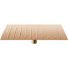 Mexen Slim pomme de douche 25 x 25 cm, or rose - 79125-60