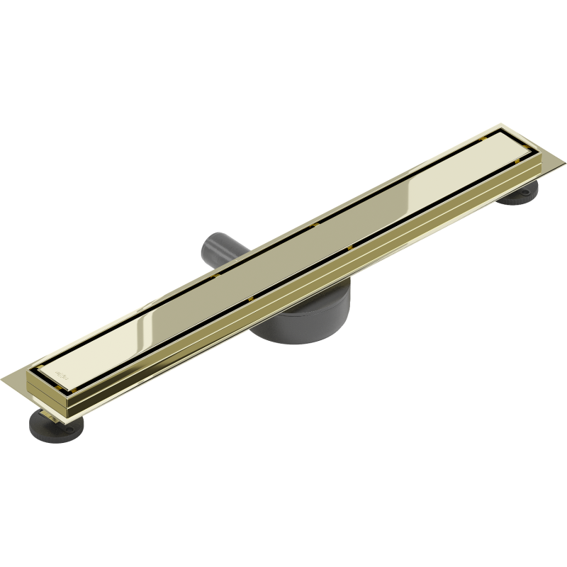 Mexen Flat 360° M13 drain linéaire rotatif 2en1 50 cm, doré - 1510050-40