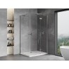 Mexen Mist-H Duo cabine de douche pivotante droite 95 x 120 cm, transparent, chrome - 8A5-095L-120P-01-00