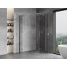 Mexen Mist-H Duo cabine de douche pivotante droite 95 x 120 cm, transparent, chrome - 8A5-095L-120P-01-00