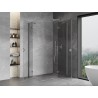 Mexen Mist-H Duo cabine de douche pivotante droite 115 x 120 cm, transparent, chrome - 8A5-115L-120P-01-00