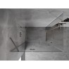 Mexen Mist-H Duo cabine de douche pivotante gauche 110 x 95 cm, transparent, chrome - 8A5-110L-095P-01-00