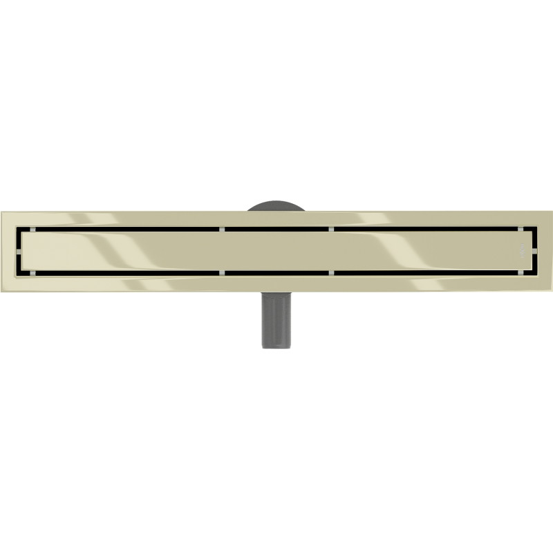 Mexen Flat 360° M13 caniveau linéaire pivotant 2 en 1 60 cm, doré - 1510060-40
